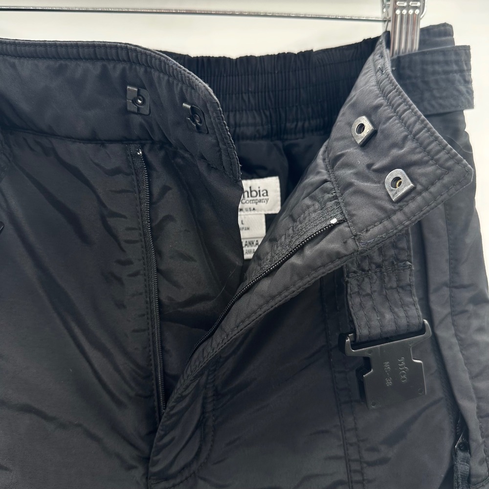 Columbia Sportswear Womens Medium M Black Insulated Snow Pants Ski Snowboard SL - Picture 5 of 13